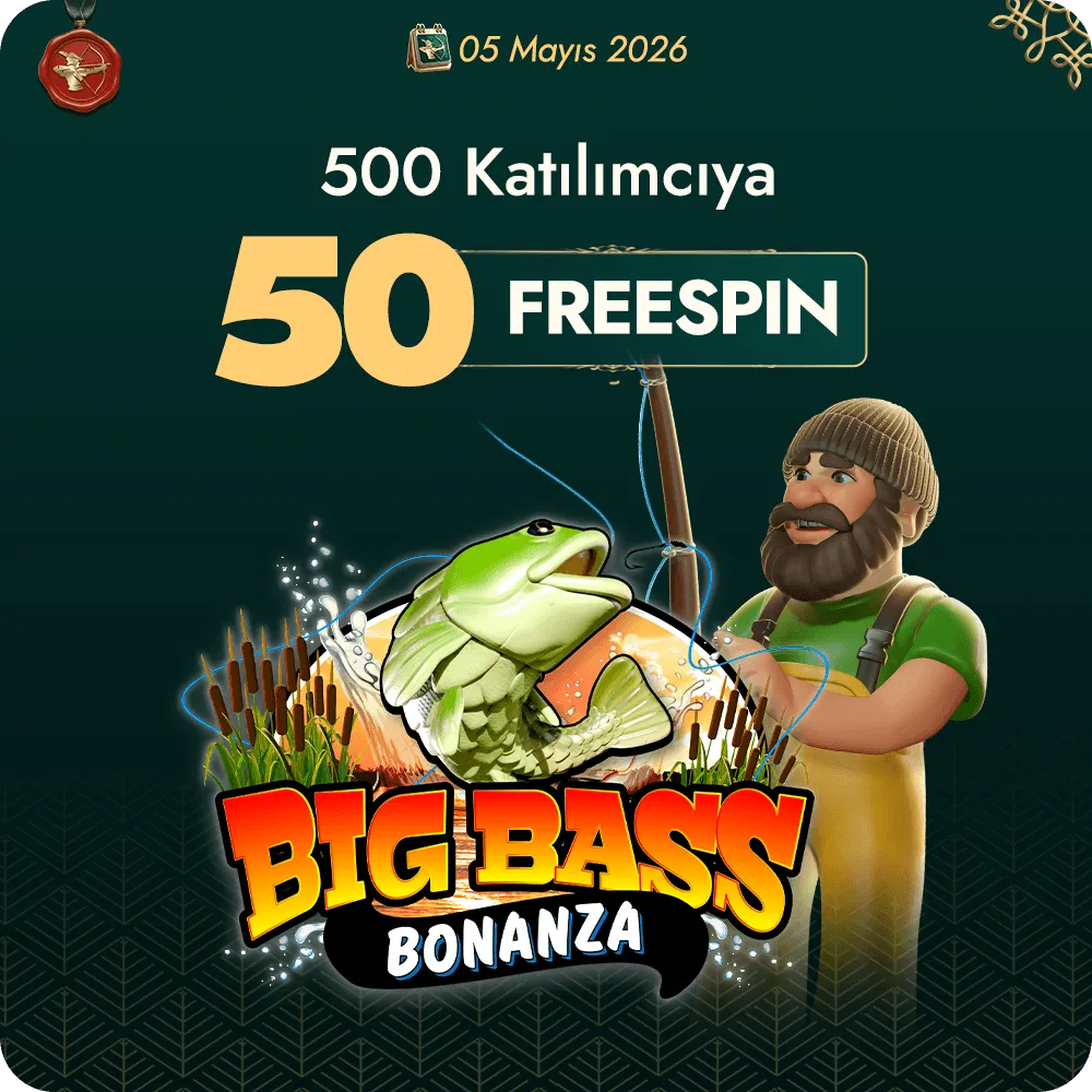 5 Mayıs Freespin — 50 Freespin