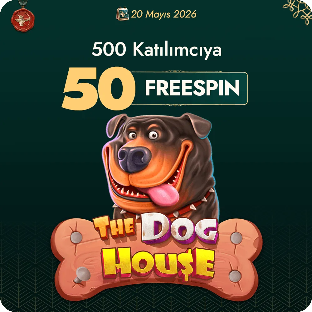 20 Mayıs Freespin — 50 Freespin