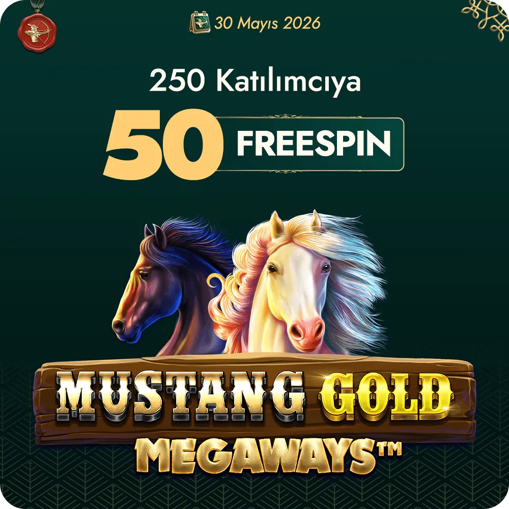 30 Mayıs Freespin — 50 Freespin
