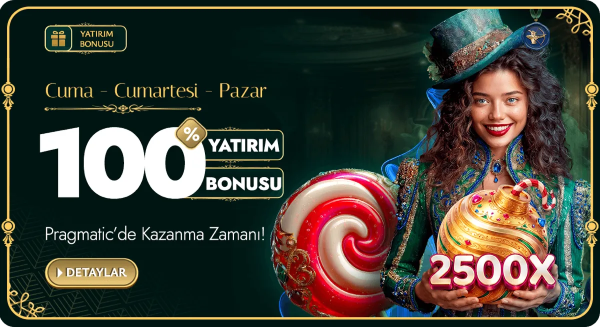 Haftasonu Özel %100 Yatırım Bonusu