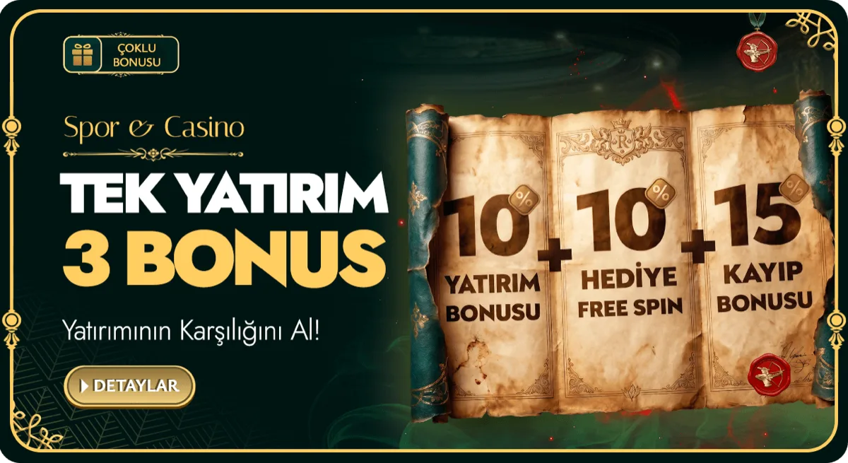 Tek Yatırıma 3 Bonus